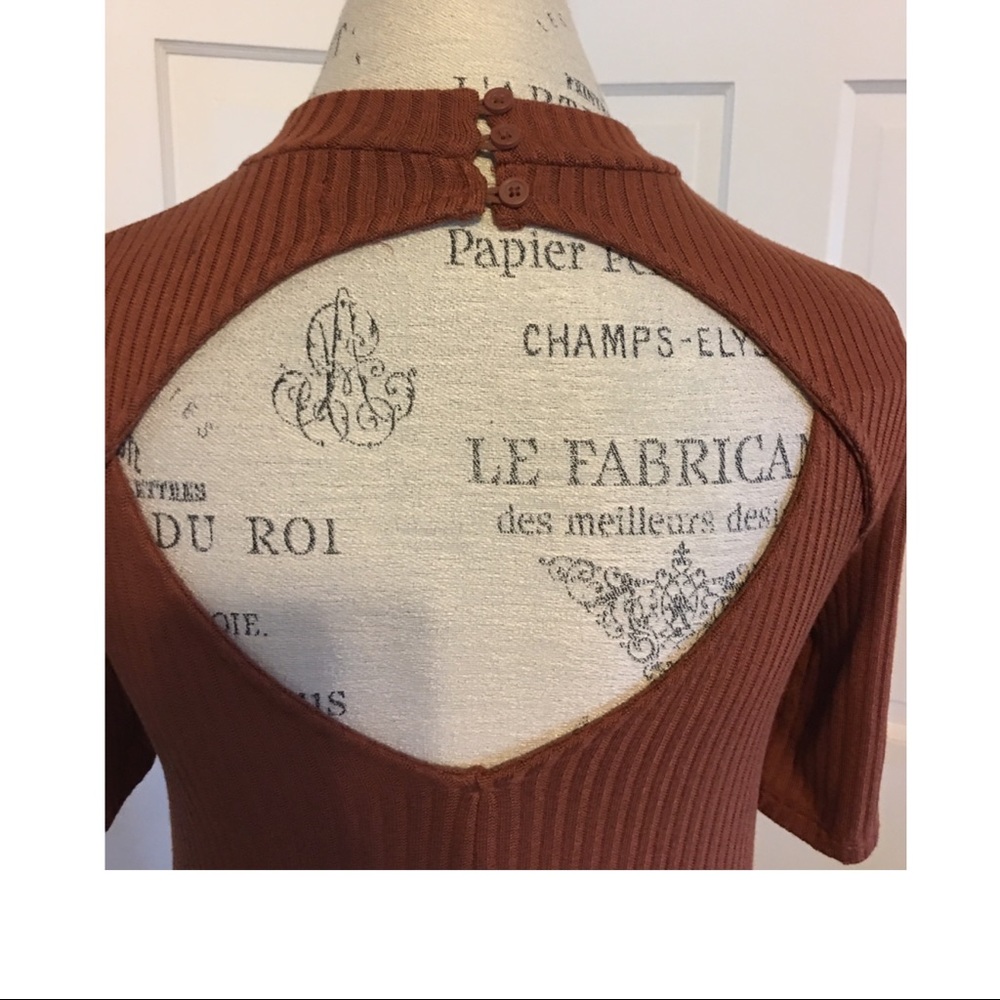 American Eagle Ribbed Swing Dress - Picture 4 of 5